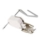 thumbnail image 1 of Accesorios de procesamiento de prendas Máquina de coser doméstica Prensatelas de alimentación síncrona 5 mm (blanco), 1 of 8
