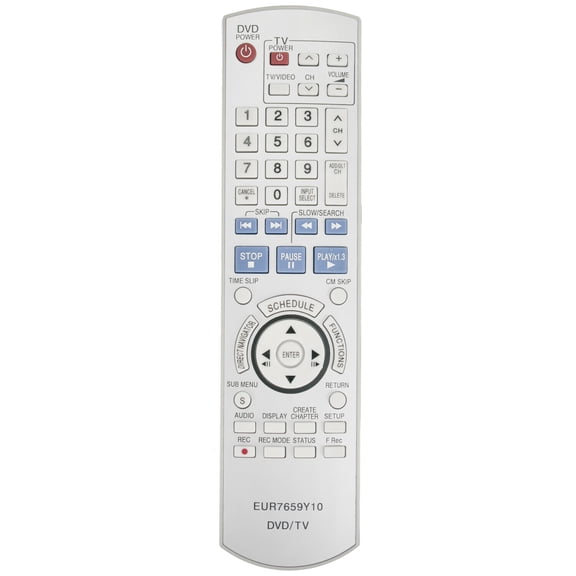 EUR7659Y10 Remote for Panasonic DVD VCR DMR-ES25 DMR-ES15 DMR-ES15P DMR-ES25S