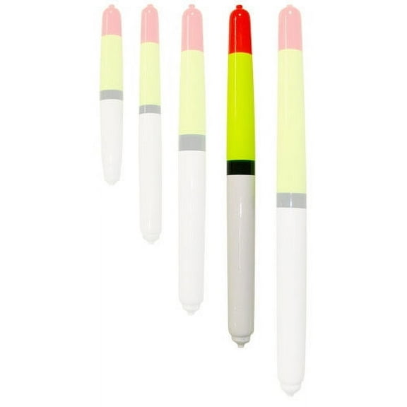 Lindy Pole Float Weighted 10'' Fl Orange/Yellow/White