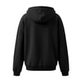 thumbnail image 5 of Weikingp Zip Up Hoodie Women Sport Jackets Hoodies for Women Pullover Sweatshirts Hoodies Y2k Sweatshirt for Women Sweat Jackets Workout Jackets Cute Hoodies Long Sleeve Hoodies Black L, 5 of 7