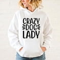 thumbnail image 2 of Nueva sudadera con capucha con estampado de Crazy Dog Lady, sudaderas para hombres y mujeres, sudadera con capucha unisex de manga larga, sudaderas con capucha para parejas, 2 of 5