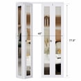 thumbnail image 3 of 48" X 80" Double Bifold Doors Mirror Solid Manufactured Wood Prefinished Bi-fold Door with hardware kit, 3 of 8