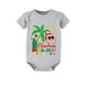 thumbnail image 3 of Pijamas familiares a juego de Navidad, conjuntos de Pijamas cortos de Papá Noel en julio, gris, 3 of 3