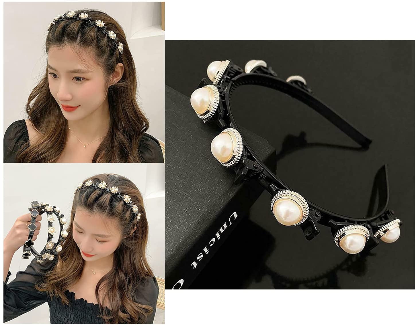 6PCS Double Bangs Hairstyle Hairpin,braided headband clips,double bangs hairband,hairband with clips,Double Layer Twist Plait Headband Hair Styling Tools for Women And Girl. 6PCS Double Bangs Hairstyle Hairpin,braided headband clips,double bangs hairband,hairband with clips,Double Layer Twist Plait Headband Hair Styling Tools for Women And Girl.
