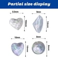 thumbnail image 2 of 20 piezas de diamantes de imitación para uñas, diamantes de imitación de cristal blanco, piedras de gemas de vidrio con parte posterior plana para uñas, manualidades, ropa, zapatos, joyería, 2 of 6