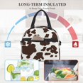 thumbnail image 5 of Sigee Brown Cow for Reusable Lunch Box for Men/Women for Work, Office, Picnic - Spacious, Lightweight, and Easy to Clean, 5 of 5