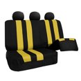thumbnail image 4 of FH Group Universal Fit Seat Covers for SUV, Sedan, Van , Airbag Compatible, Split Bench Rear Seat - 7 Seaters Yellow, 4 of 8