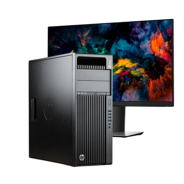 CPU HP z440 WORKSTATION Monitor de 24' Intel XEON 1TB SSD +3TB HDD 32GB RAM Nvidia P5000