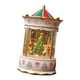 thumbnail image 5 of Bola de nieve decorativa navideña con caja de música y purpurina, decoración navideña para el hogar Árbol blanco, 5 of 9