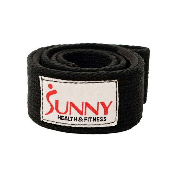 Sunny Health & Fitness Lifting Straps with Neoprene Padding, 2000 lb (900 kg) Weight Capacity Heavy Duty Workout