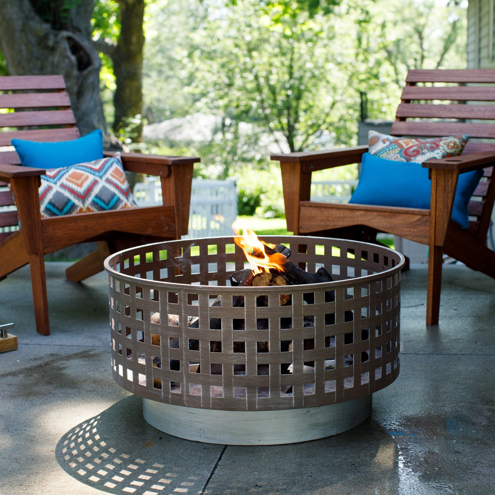 Belham Living Redding 5 Piece Adirondack Fire Pit Set Com Belham Living Redding 5 Piece Adirondack Fire Pit Set