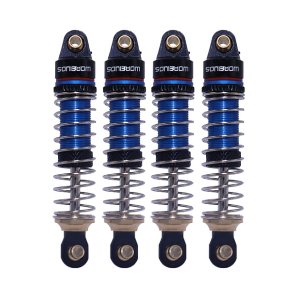 4 Uds amortiguador ajustable amortiguadores para 1/18 Traxxas TRX4M pieza de actualización