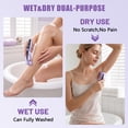 thumbnail image 3 of Electric Razor for Women, Painless Womens Electric Shaver, Low Noise Bikini Body Trimmer Rechargeable Wet/Dry Cordless Epilator with LED Display, 3 of 7
