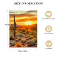 thumbnail image 2 of COMIO  Arizona Canvas Wall Art Golden Sunset in Sonoran Desert Landscape Painting Saguaro Cactus Pictures Print Southwest Decor, 2 of 5