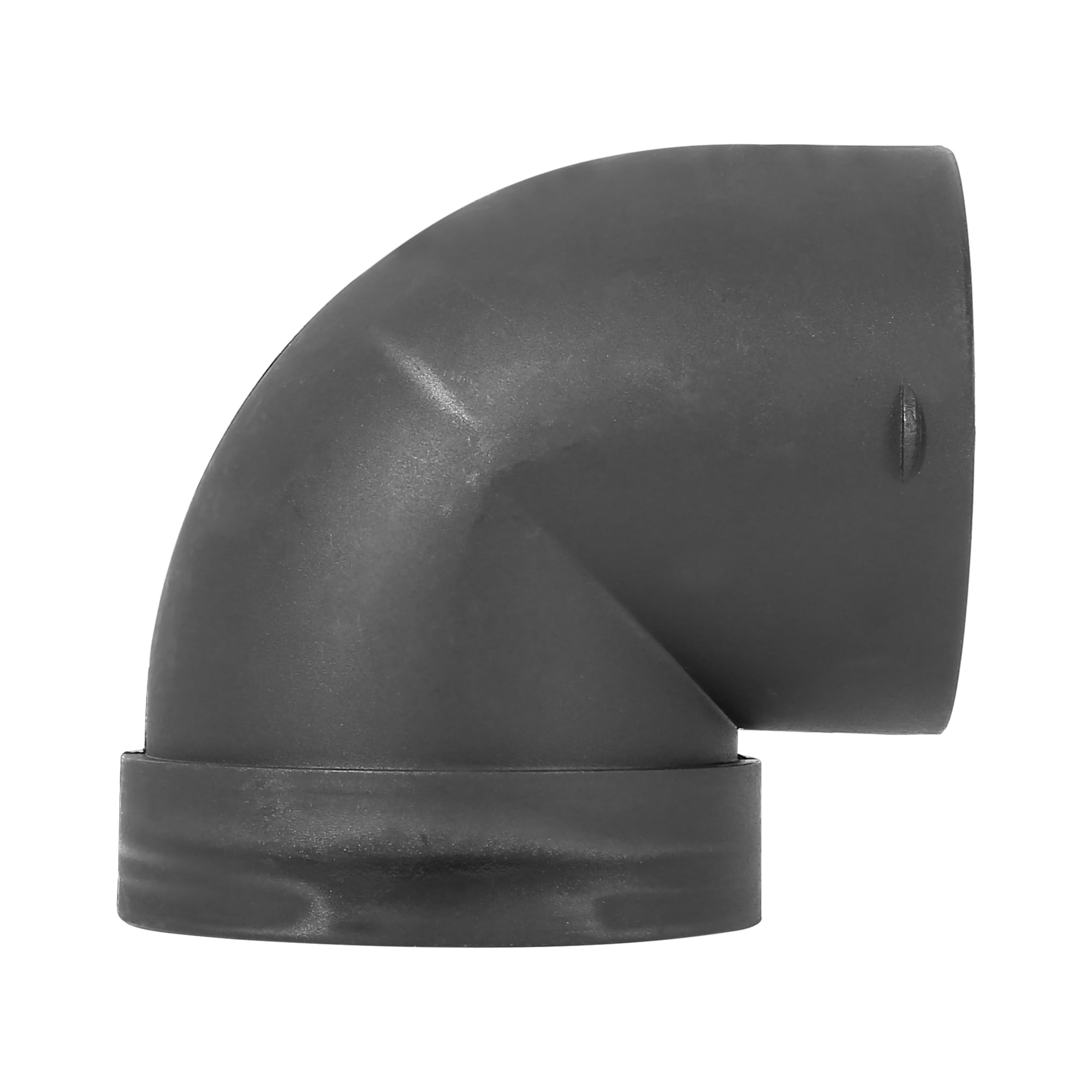 Unique Bargains Car 75mm Heater Warm Air Ducting Pipe Elbow Outlet Connector Plastic Black