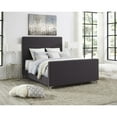 thumbnail image 2 of Inspired Home Gregory Linen Upholstered Platform Bed, 2 of 10