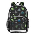 thumbnail image 5 of Iauyy Clear Backpack Heavy Duty PVC Transparent Backpack for College Workplace, Cute Dinosaur, 5 of 8