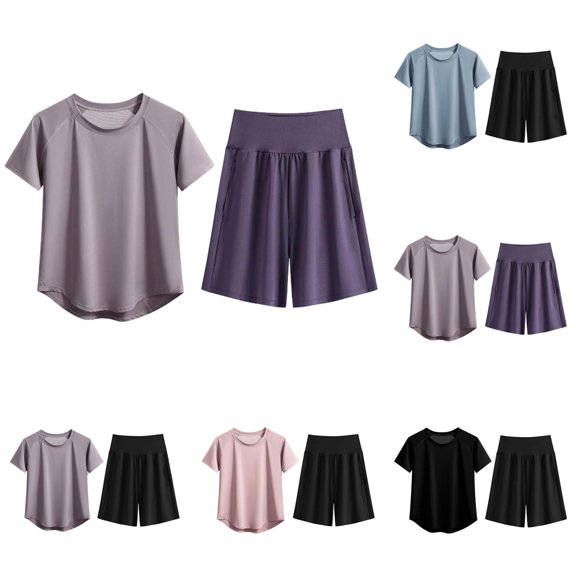MuXiKeJi Clothes Womens 2 Piece Workout Sets Tennis Skirt Set Racerback Tank with Built in Bra and Athletic Skort with Pockets
