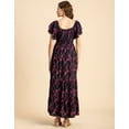thumbnail image 4 of Moomaya Printed Long Dress For Women, Chic Resort Wear Maxi Dress, 4 of 9