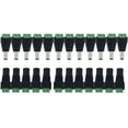 thumbnail image 1 of Dc Power Supply Male / Female Connector Plug Adapter 12V Jack Socket Adapters Used For Video Monitor Cctv Camera Cable Led Strip Light, 1 of 5