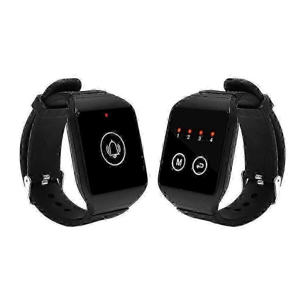 Wireless Vibrating Alert Pager for Restaurants Clinics Offices IPX6 Waterproof Rechargeable