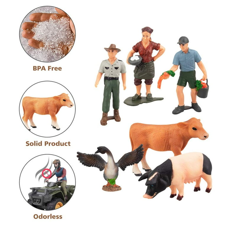 Big farm animal store toys