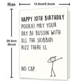 thumbnail image 3 of Tarjeta de cumpleaños Smithtuy para 10 años, diseño divertido con jerga Gen Z, 3 of 7