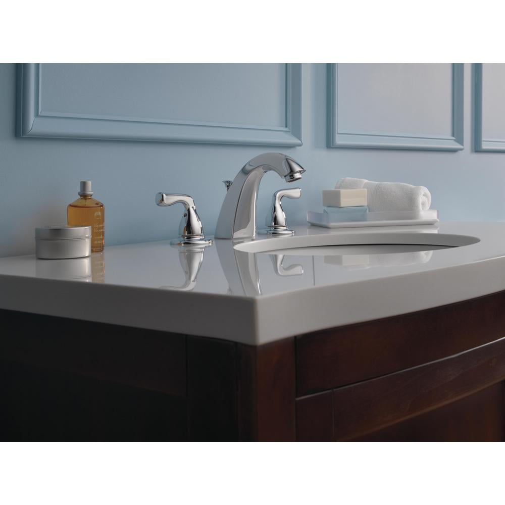 Delta Foundations 8" Widespread 2-Handle Bathroom Faucet Chrome New
