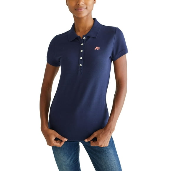 Polo AEROPOSTALE Aero Solid A87 Heritage Navy para mujer