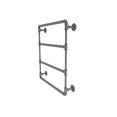 thumbnail image 2 of Allied Brass Pipeline Collection 36 Inch Wall Mounted Ladder Towel Bar - P-280-36-LTB-GYM, 2 of 3