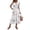 Multicolor BF112, variant on Zeagoo Midi Dresses for Women Casual Short Sleeve Long V Neck Button Down Tiered Dress with Pockets