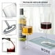 thumbnail image 4 of Set de 4 Copas Bluelander, Copas de Cristal, 450 ml, Diseño Cuadrado, 4 of 5