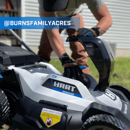 Restored Premium HART 40-Volt Cordless 20-inch Brushless Self Propelled Mower Kit, (1) 6.0 Ah Lithium-Ion Battery, (1) Battery Charger (Refurbished)