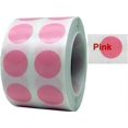 thumbnail image 1 of Pink Transparent Dot Stickers | 0.5" Inch Round | 1000 Pack, 1 of 1