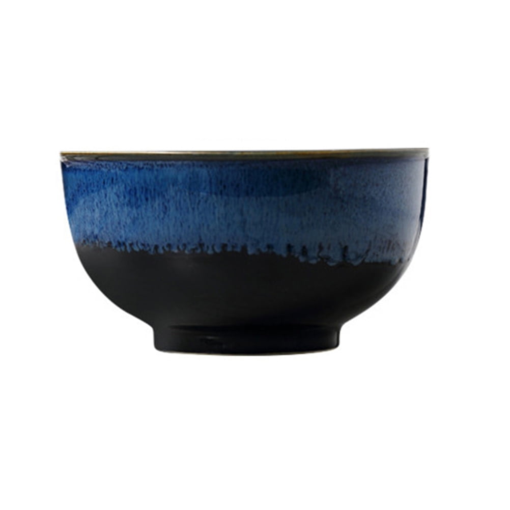Homemaxs Ceramic Noodle Bowl Practical Rice Bowl Japanese Style Food Serving Bowl Ramen Bowl