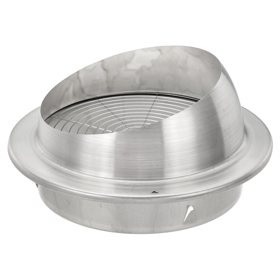 Uxcell 7 Inch Dryer Vent Cover, Stainless Steel Exterior Wall Air Vent for HVAC Ducting