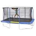 thumbnail image 4 of JumpKing Rectangular 10' x 15' Trampoline, with Enclosure, Blue/Yellow, 4 of 7