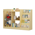 thumbnail image 6 of Leumius Kids Bookshelf,Wooden Toy Storage Cabinet,3-Tier Book Shelf Bookcase for Nursery,Playroom,Kindergarten,Natural, 6 of 6