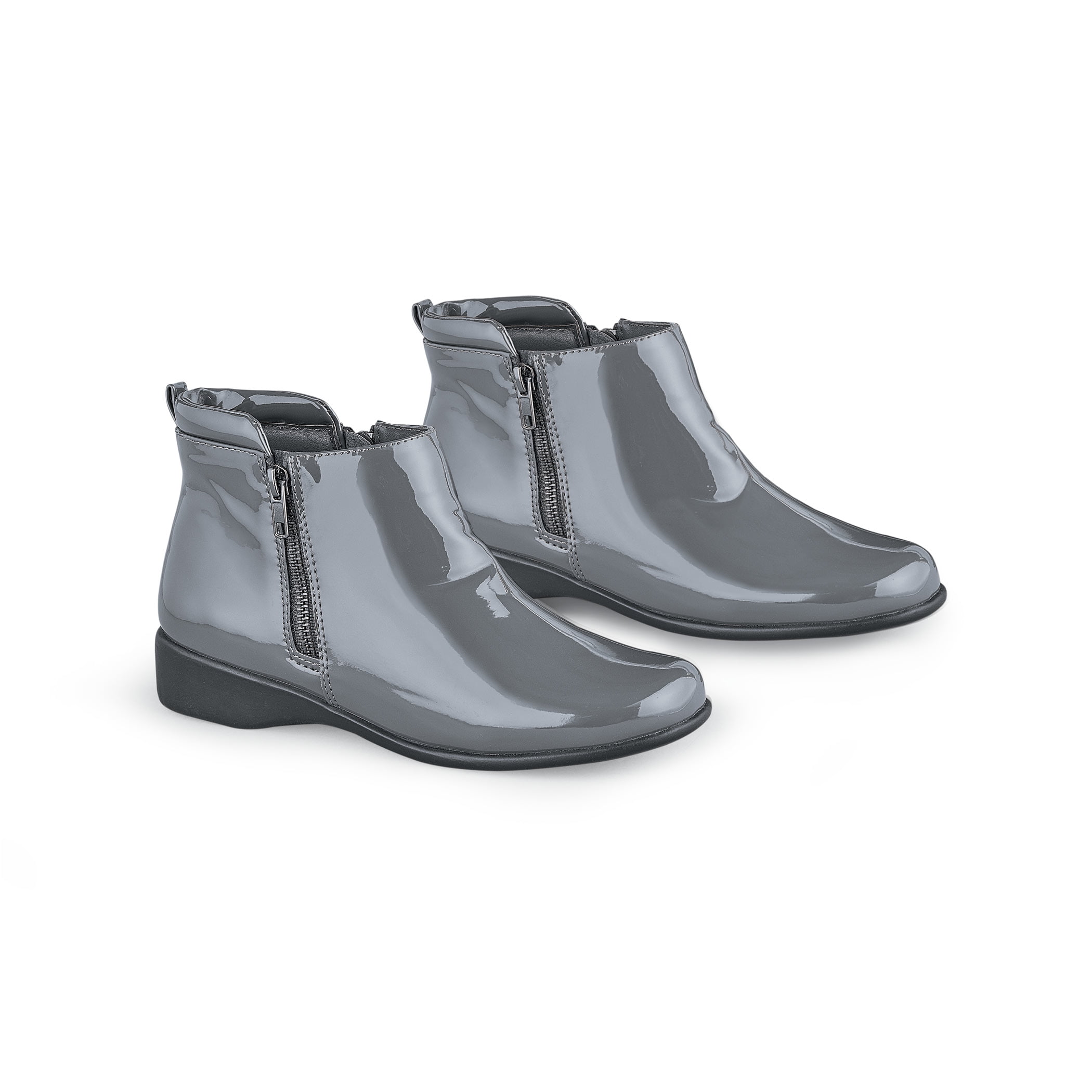 rain boots with side zipper