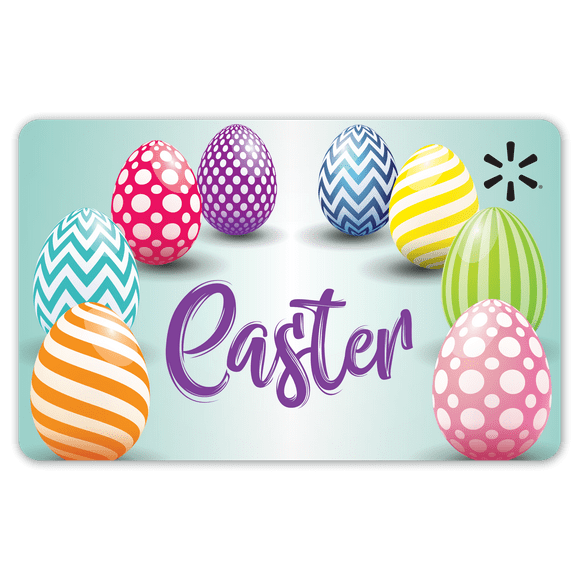 Easter Egg Circle Walmart Gift Card