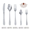 thumbnail image 3 of Mdealy 30-Piece Silverware Flatware Cutlery Set, Stainless Steel Kitchen Utensils Service for 6, 3 of 6