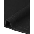 thumbnail image 6 of DARING DIVA Women's Ruffled Midi Flowy A-Line Handkerchief Hem Skirt X-Small Black, 6 of 6