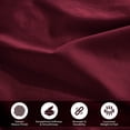 thumbnail image 4 of Superior Egyptian Cotton 2 Piece Pillowcase Set, King, Burgundy, 4 of 5