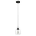 thumbnail image 2 of Hunter - Dunshire 1-light Noble Bronze, Mini Pendant Light, Dimmable, Casual Style, Bell Shaped, for Bedrooms, Dining, Living Rooms - 19657, 2 of 7