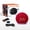 Red, variant on 5th Gen Portable Smart Speaker with Clock & RGB Lights, Wireless Subwoofer Base, Surround Stereo Sound, Compatible with Desktop & TV