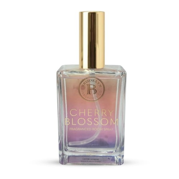 Brooklyn Fragrance Co. Watercolor Ombre Room Spray – Premium Cherry Blossom Scent - Long lasting Fragrance for Home, Office or Bathroom – Air Freshener Rectangle Spray bottle – 100 ml