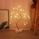 thumbnail image 5 of Bewildely Luz de noche LED Mini árbol de Navidad alambre de cobre guirnalda lámpara para el hogar niños dormitorio decoración luces de hadas Iluminación y accesorios 36LED Perle, 5 of 6
