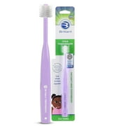 Brilliant Child Toothbrush by Baby Buddy, for Ages 2-5 Years, Round Head, Bristles Clean All-Around Mouth, Lilac, 1 Pack