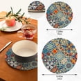 thumbnail image 2 of SKYSONIC Mandala Retro Indian Floral Tribe cs Trivet Pot Holder Potholders for Kitchens 100% Cotton Thread Weave Trivets Kitchen Trivet for Table Countertop Protector Hot Pads Pans Mats, 2 of 7