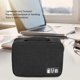 thumbnail image 4 of Data Cable Charger Bag Large Capacity Portable Electronic Accessory Storage Case for Mobile HDD Laptop Power Cord Black, 4 of 5